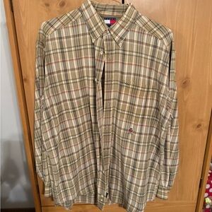 Tommy Hilfiger Yellow Plaid Shirt